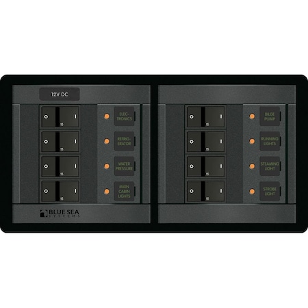 Blue Sea Systems Blue Sea 1225 12V DC 8 Position - Horizontal 1225